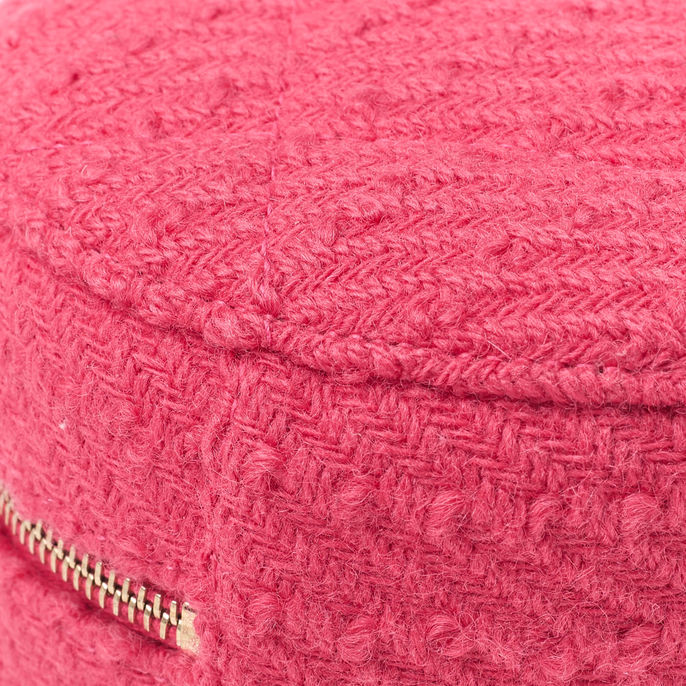 CHANEL 19 Matelasse Chain Shoulder Tote Bag Tweed Pink Gold-Tone Hardware Pre-Owned