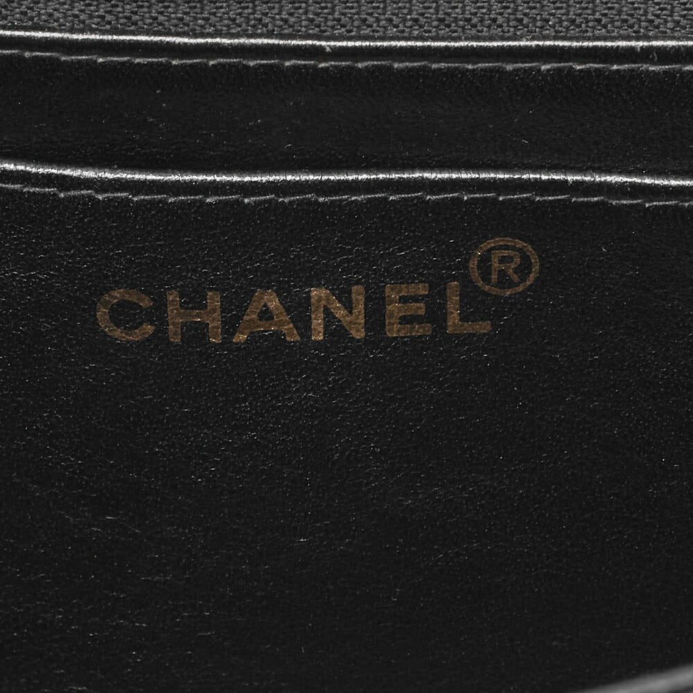 CHANEL Shoulder Bag Tote Bag Matelasse Caviar Skin Black Gold-Tone Hardware Pre-Owned