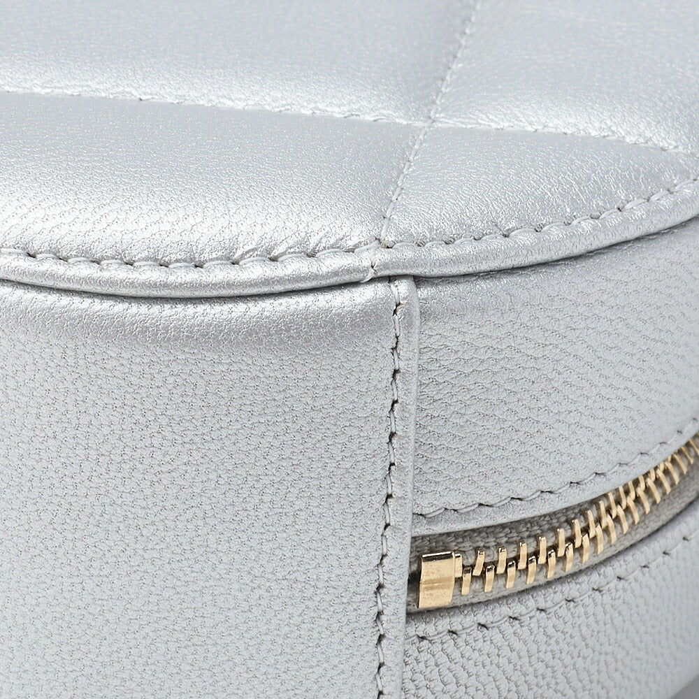 CHANEL Shoulder Bag Tote Bag 19 Matelasse Chain Shoulder Lambskin Silver Gold-Tone Hardware Pre-Owned