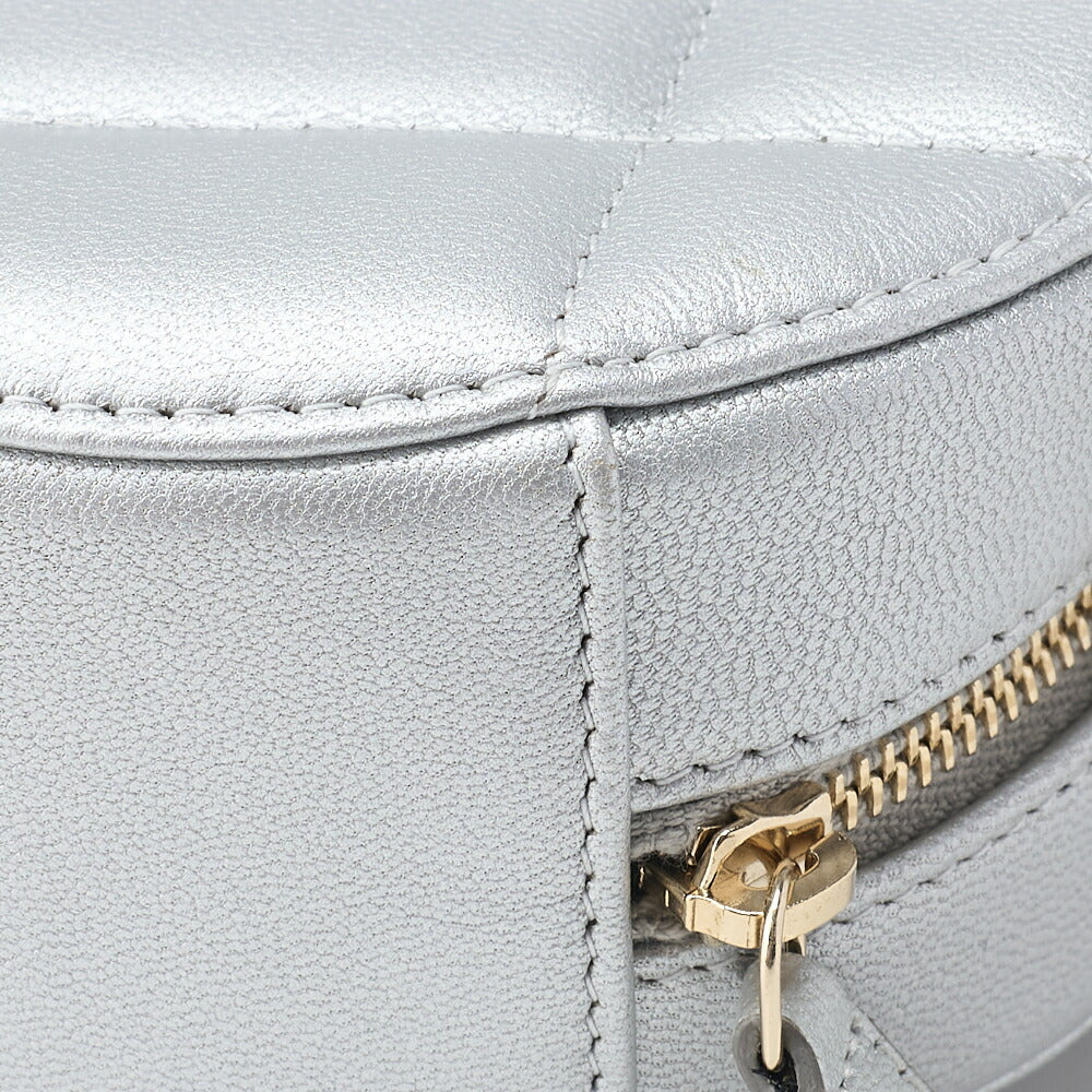 CHANEL Shoulder Bag Tote Bag 19 Matelasse Chain Shoulder Lambskin Silver Gold-Tone Hardware Pre-Owned