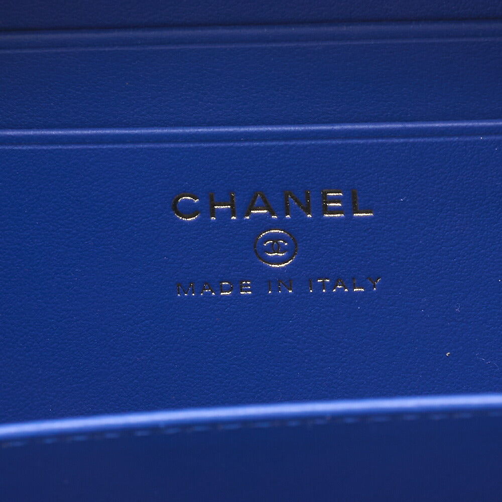 CHANEL Shoulder Bag Coco Mark CC Filigree Mini Caviar Skin Red Gold-Tone Hardware Pre-Owned