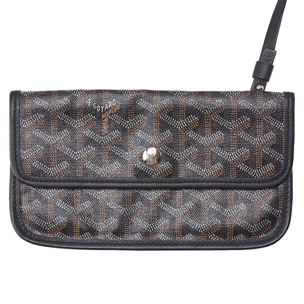 Goyard Saint Louis PM Tote Bag, Coated Canvas, Black, Silver-Tone Hardware, Pre-Owned