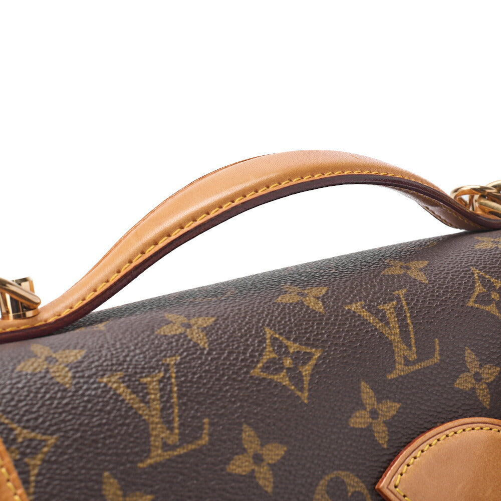 Louis Vuitton Shoulder Bag, Monogram Bel Air, Canvas, Brown, Gold-Tone Hardware, Pre-Owned