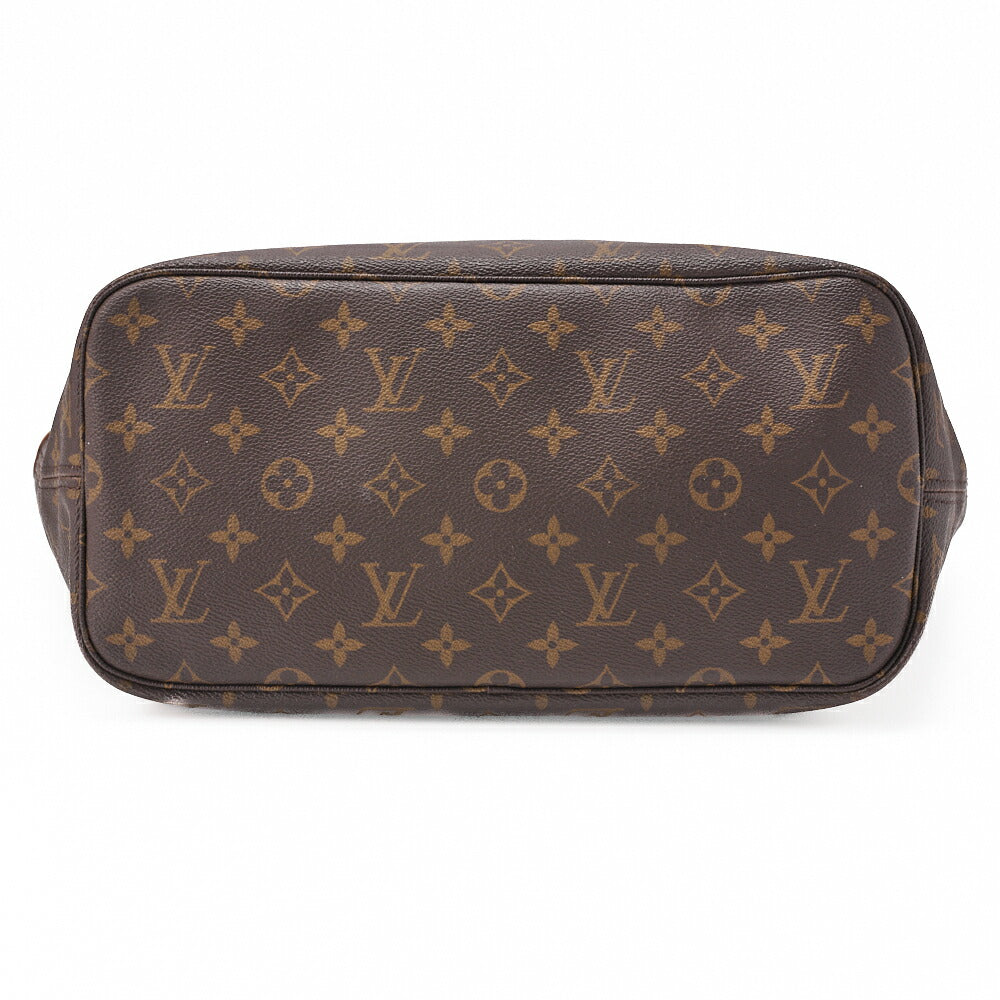 Louis Vuitton Tote Bag, Monogram, Canvas, Brown, Gold-Tone Hardware, Pre-Owned