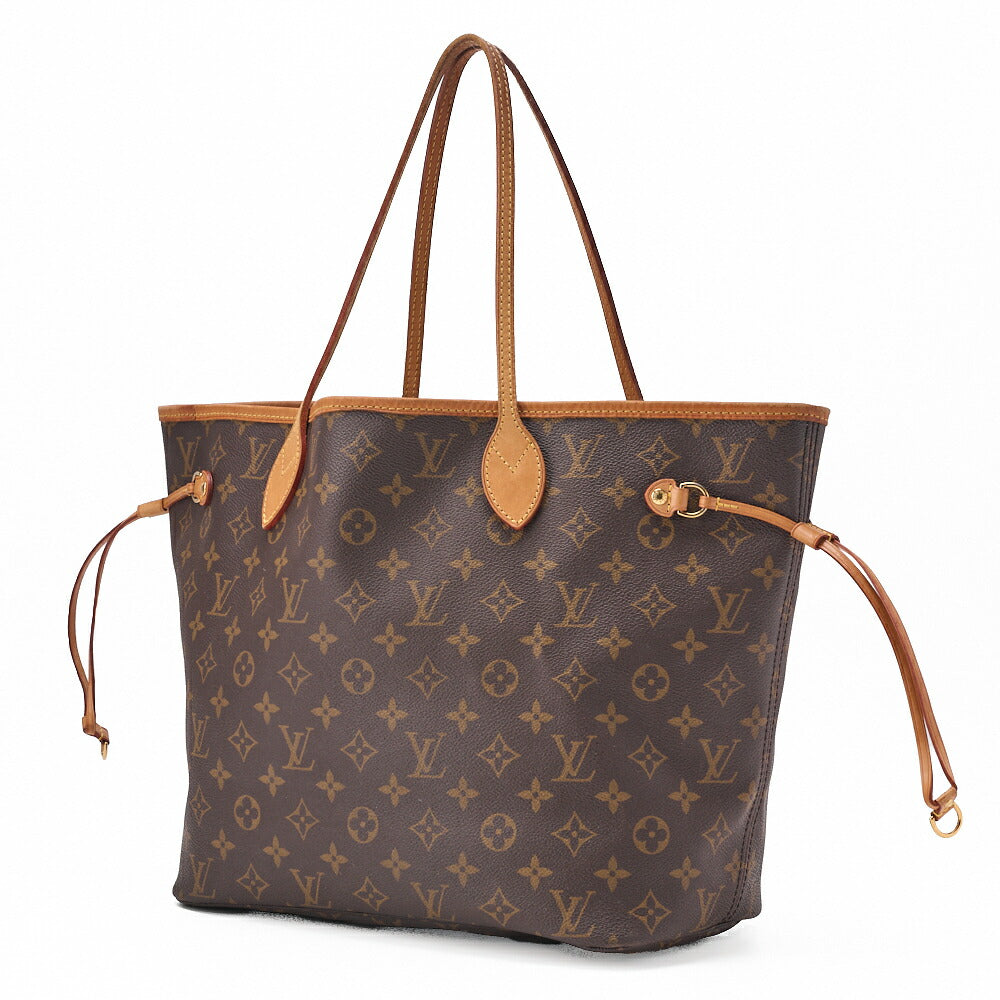 Louis Vuitton Tote Bag, Monogram, Canvas, Brown, Gold-Tone Hardware, Pre-Owned
