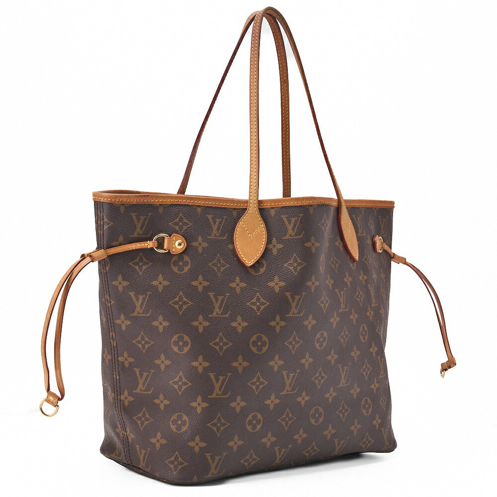 Louis Vuitton Tote Bag, Monogram, Canvas, Brown, Gold-Tone Hardware, Pre-Owned