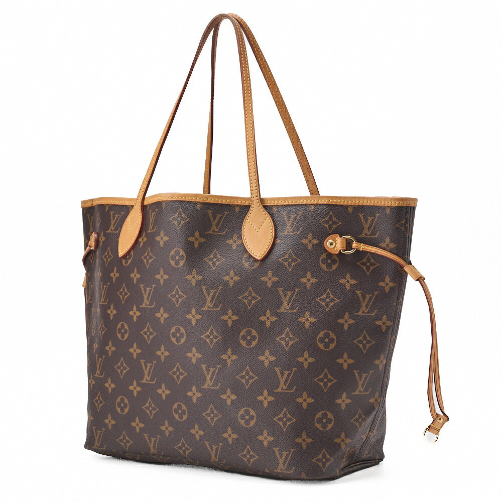 Louis Vuitton Tote Bag, Monogram, Canvas, Brown, Gold-Tone Hardware, Pre-Owned