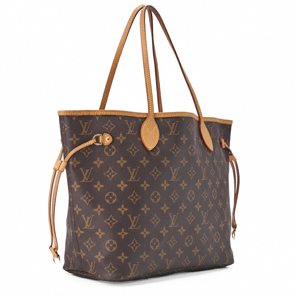 Louis Vuitton Tote Bag, Monogram, Canvas, Brown, Gold-Tone Hardware, Pre-Owned