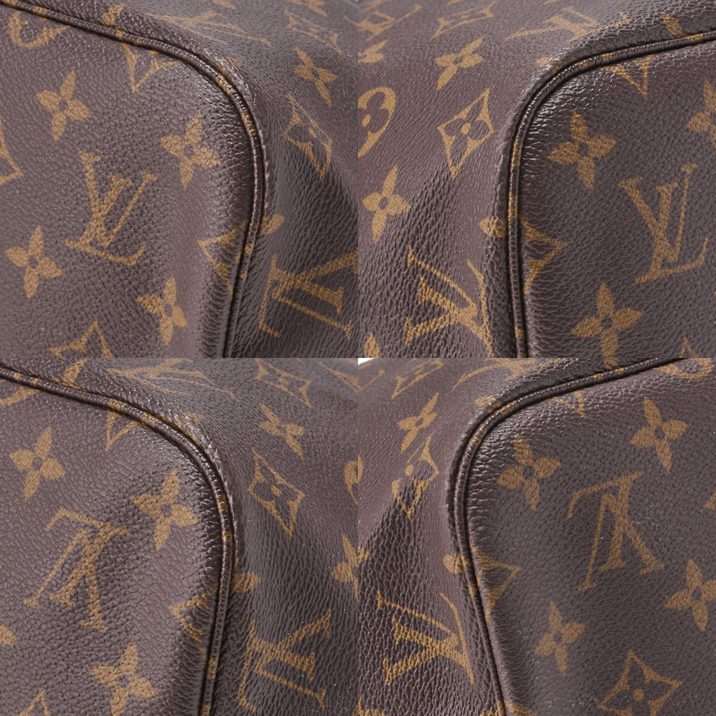 Louis Vuitton Tote Bag, Monogram, Canvas, Brown, Gold-Tone Hardware, Pre-Owned
