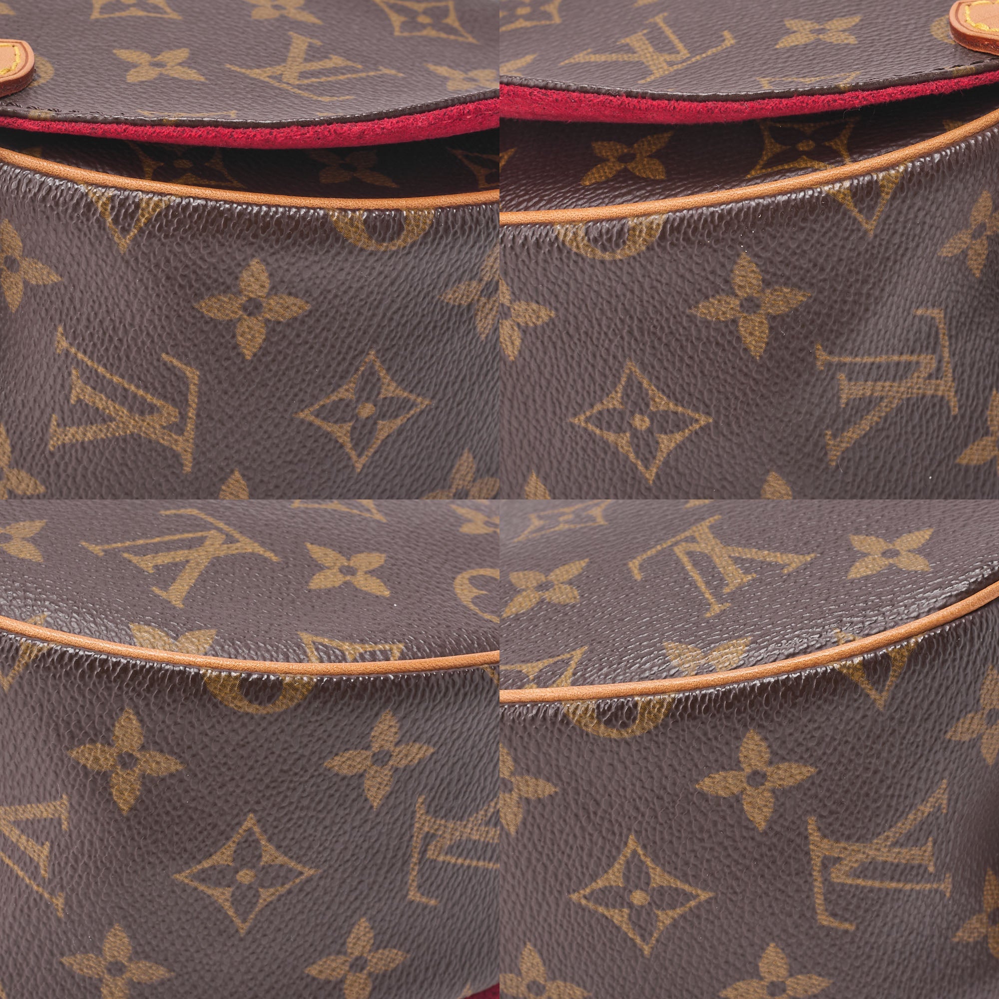 Louis Vuitton Saint-Cloud Monogram Shoulder Bag Brown / Pre-owned