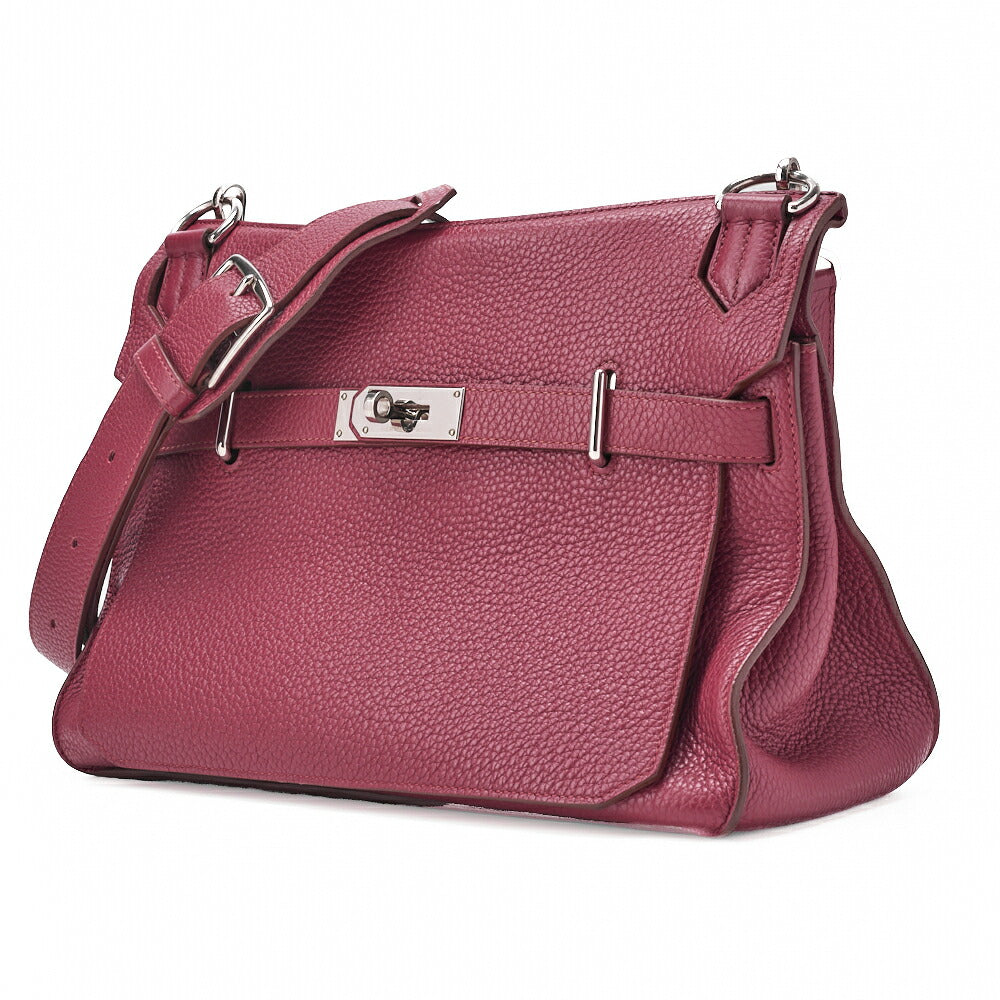 HERMES Gypsiere 34 Shoulder Bag Tryon Clemence Tosca Silver-Tone Hardware Pre-Owned