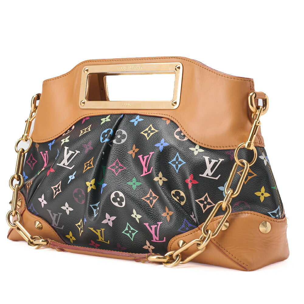 Louis Vuitton Shoulder Bag 2WAY Monogram Multicolor Canvas Noir Gold-Tone Hardware Pre-Owned