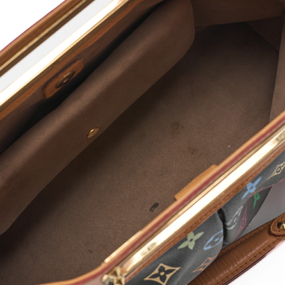 Louis Vuitton Shoulder Bag 2WAY Monogram Multicolor Canvas Noir Gold-Tone Hardware Pre-Owned
