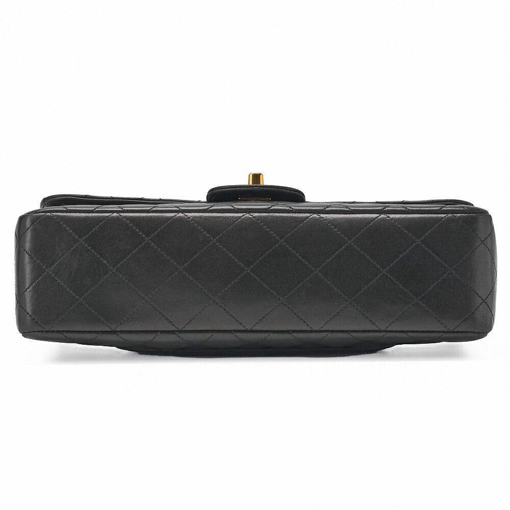 CHANEL Handbag Matelasse Coco Handle Lambskin Black Gold-Tone Hardware Pre-Owned