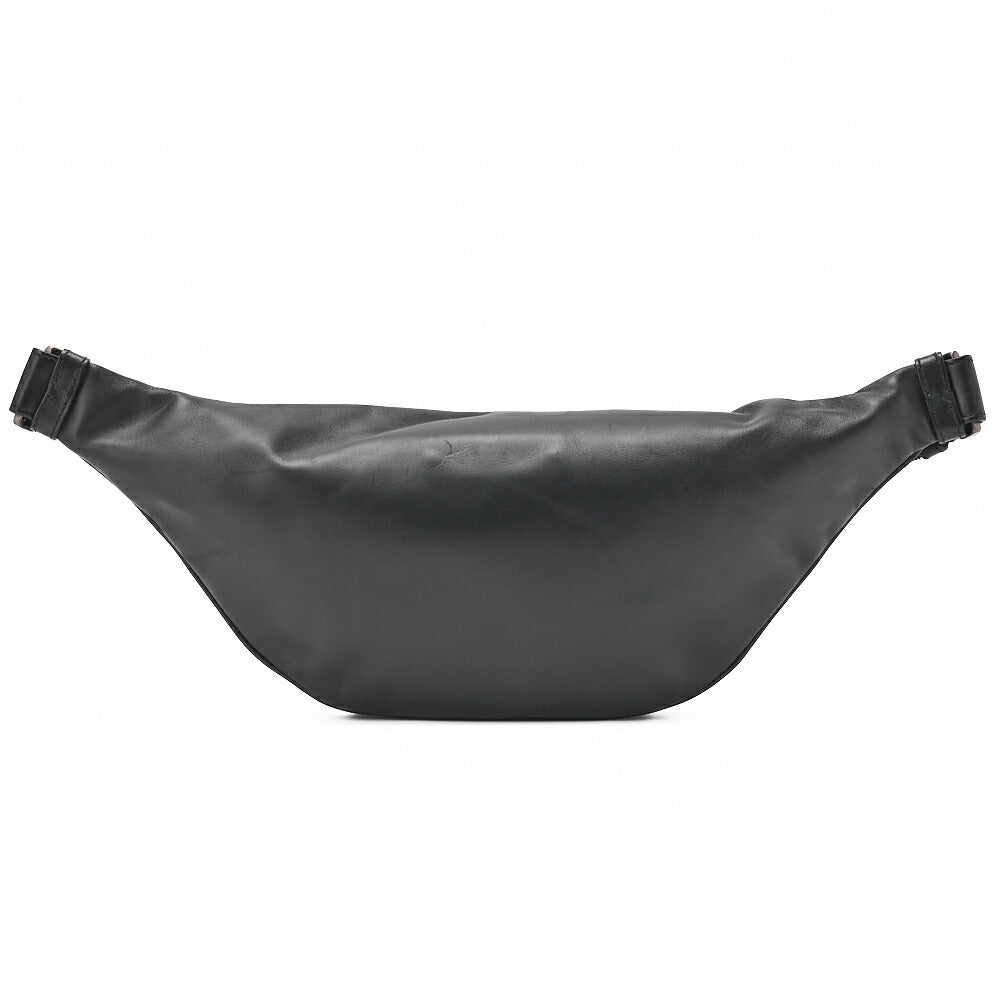 Bottega Veneta Messenger Bag Waist Pouch Intrecciato Lambskin Black Gold-Tone Hardware Pre-Owned
