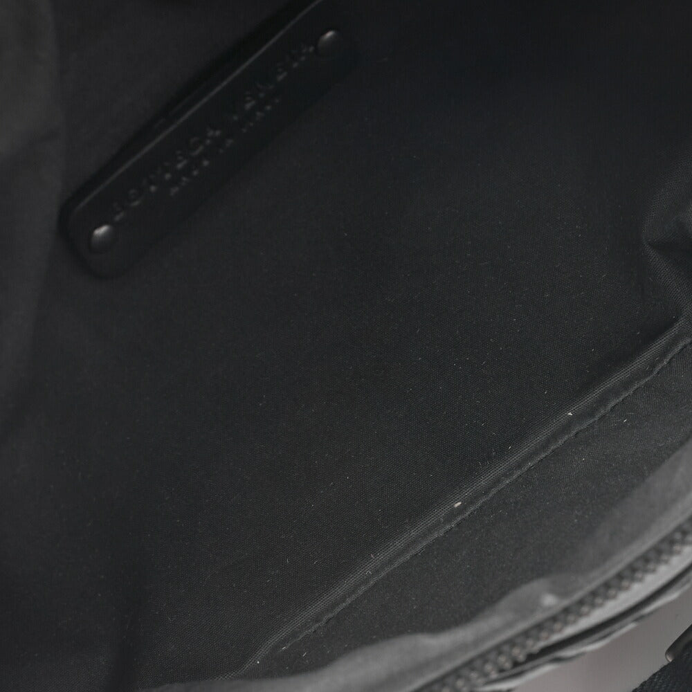 Bottega Veneta Messenger Bag Waist Pouch Intrecciato Lambskin Black Gold-Tone Hardware Pre-Owned