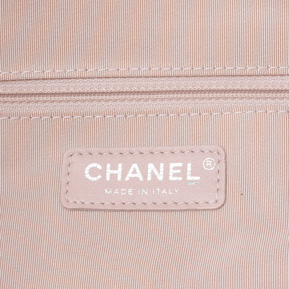 CHANEL Shoulder Tote Bag Cruise Line Coco Charm Canvas Multicolor Silver-Tone Hardware Pre-Owned