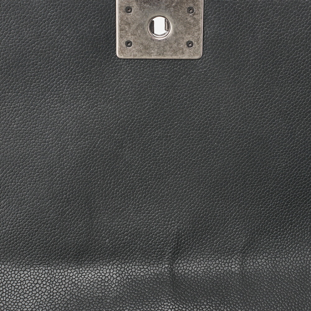 CHANEL Shoulder Bag, Boy Chanel V Stitch, Denim, Silver-Tone Hardware, Pre-Owned