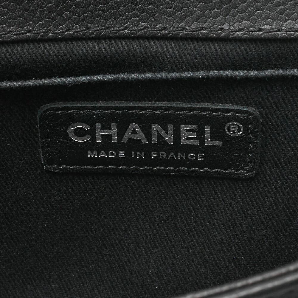 CHANEL Shoulder Bag, Boy Chanel V Stitch, Denim, Silver-Tone Hardware, Pre-Owned