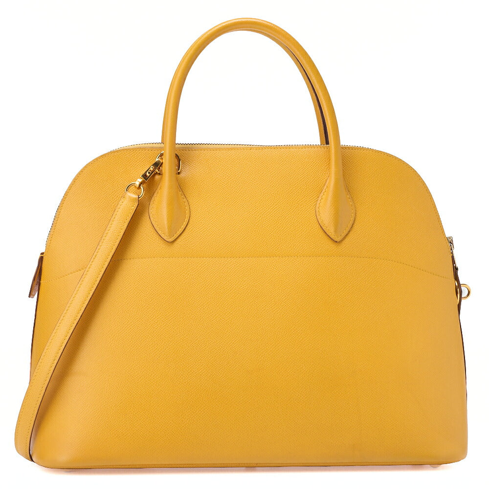 HERMES  Bolide 35 Handbag Shoulder Bag Couchbel Jaune Jaune (Gold -Tone Hardware, Pre-Owned