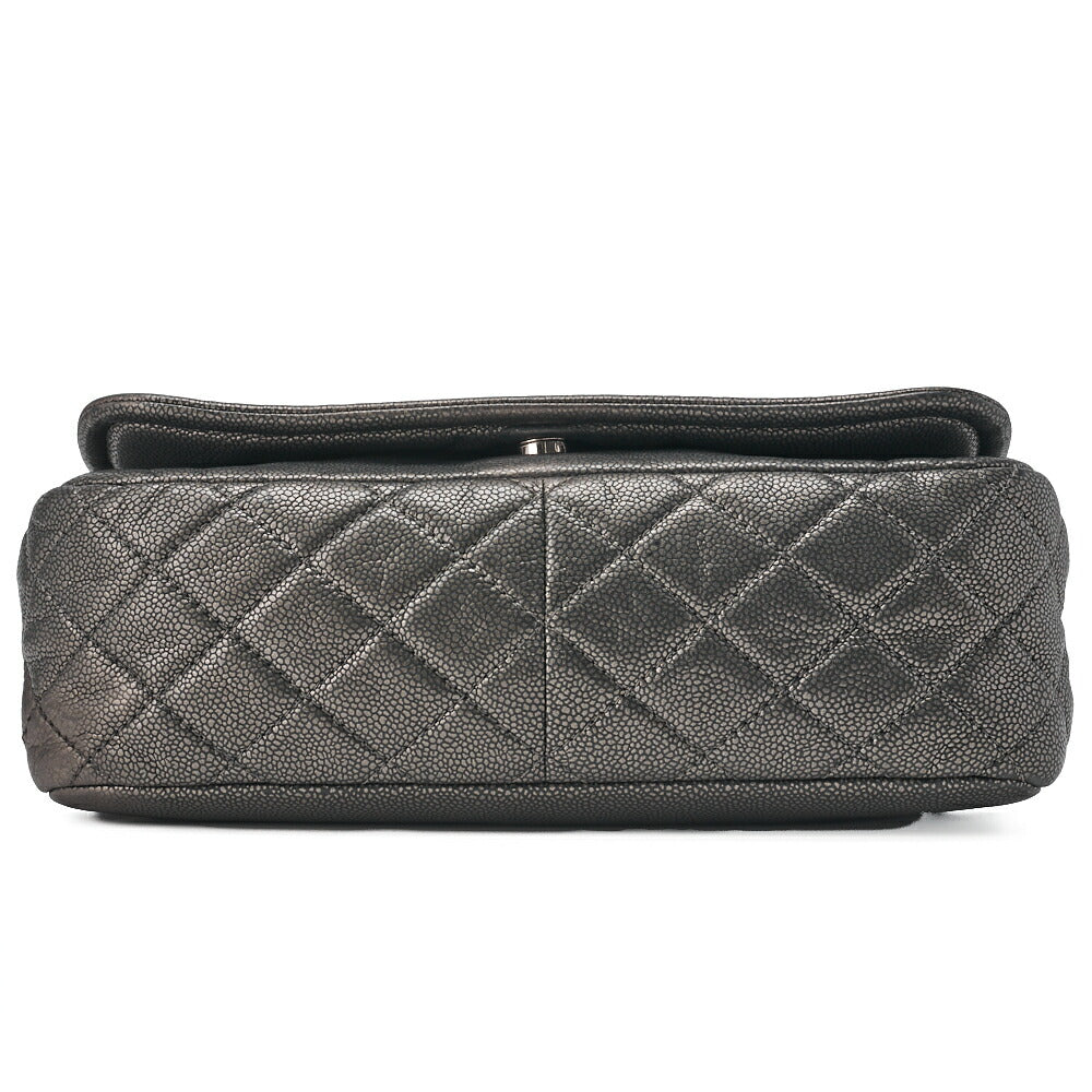 Chanel Matelasse Caviar Skin Chain Shoulder Bag Silver-tone / Pre-owned