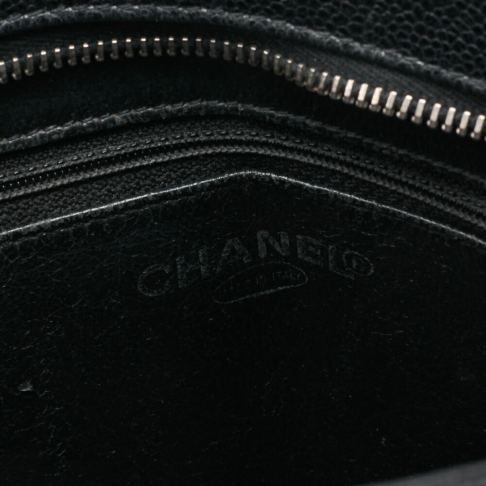 Chanel Matelasse Caviar Skin Reissue Tote Bag Black / Pre-owned