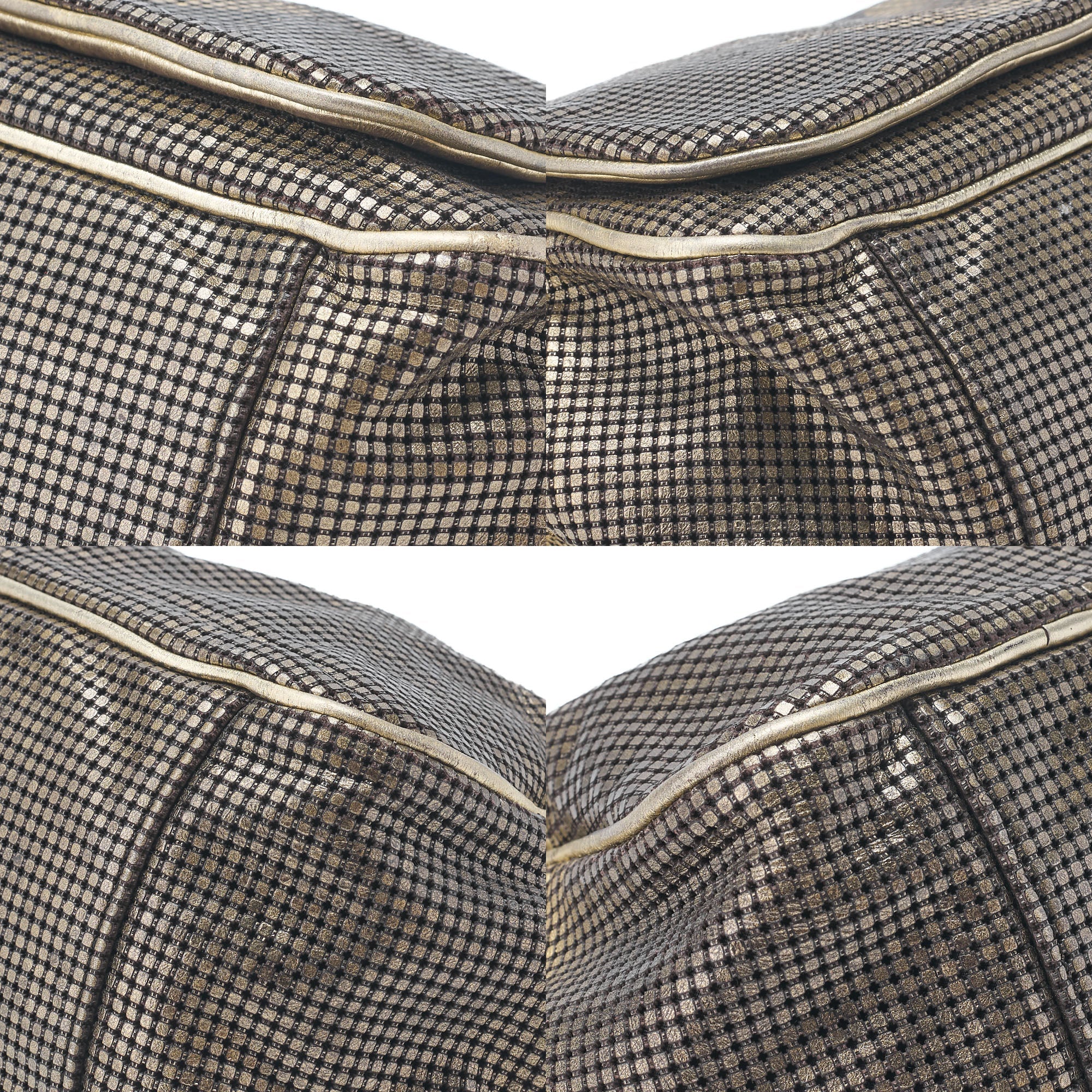 CHANEL Shoulder Bag Coco Mark Full Flap Leather Gold Silver-Tone Hardware, Pre-Owned