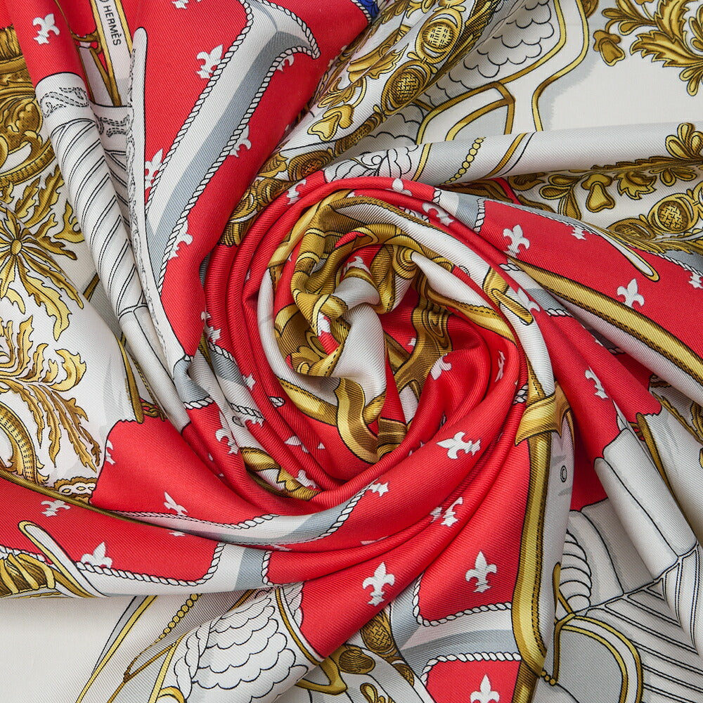 Herm?s Carre 90 Selles ? Housse Scarf  Multicolor Women's High Brand Pre-Owned