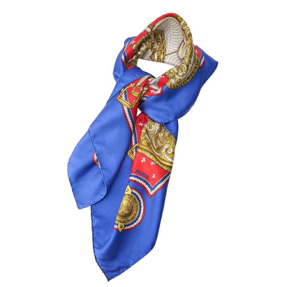 Herm?s Carre 90 Selles ? Housse Scarf  Multicolor Women's High Brand Pre-Owned