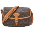 LOUIS VUITTON Monogram Sologne Shoulder Bag Brown Gold-Tone Hardware, Pre-Owned