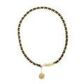 CHANEL Coco Mark Chain Belt 94A GP x Leather Black x Gold Gold-Tone Hardware, Pre-Owned
