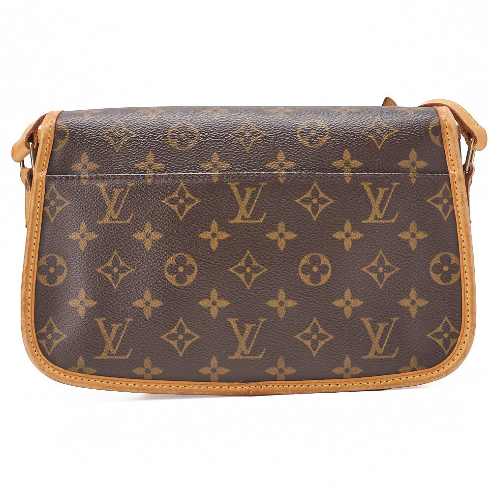LOUIS VUITTON Monogram Sologne Shoulder Bag Brown Gold-Tone Hardware, Pre-Owned