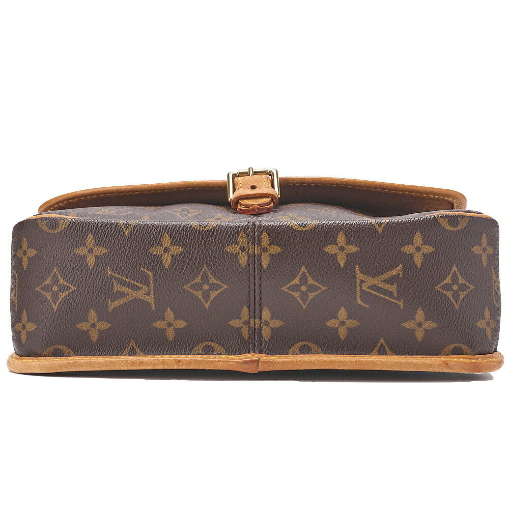 LOUIS VUITTON Monogram Sologne Shoulder Bag Brown Gold-Tone Hardware, Pre-Owned