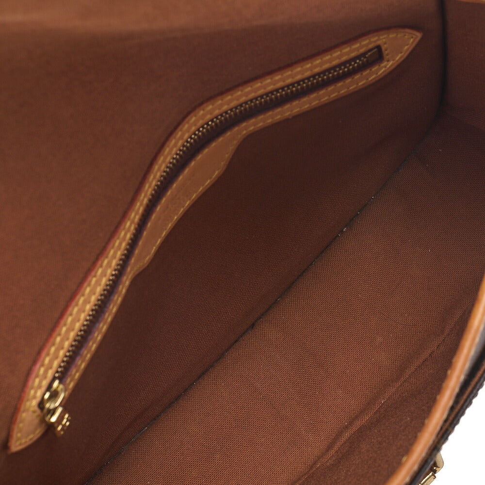 LOUIS VUITTON Monogram Sologne Shoulder Bag Brown Gold-Tone Hardware, Pre-Owned
