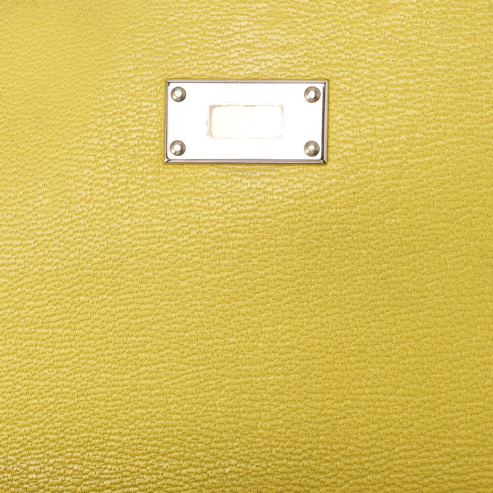 HERMES Kelly Wallet 2-Fold Long Wallet Medium Ostrich JanueNaples Women's Wallet Silver-Tone Hardware, Pre-Owned