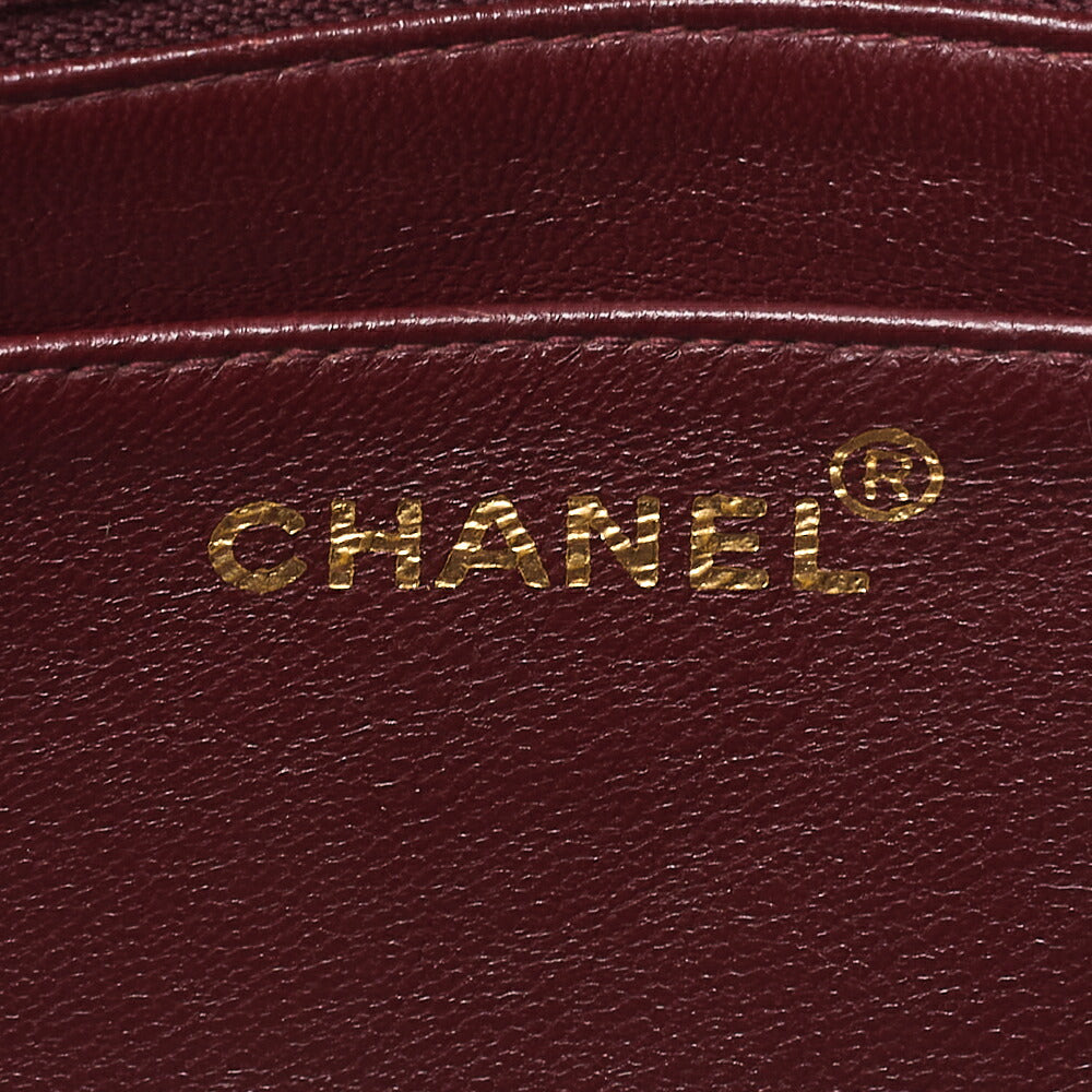 CHANEL Matelasse Diana Flap 23cm Chain Shoulder Lambskin Black Gold-Tone Hardware, Pre-Owned