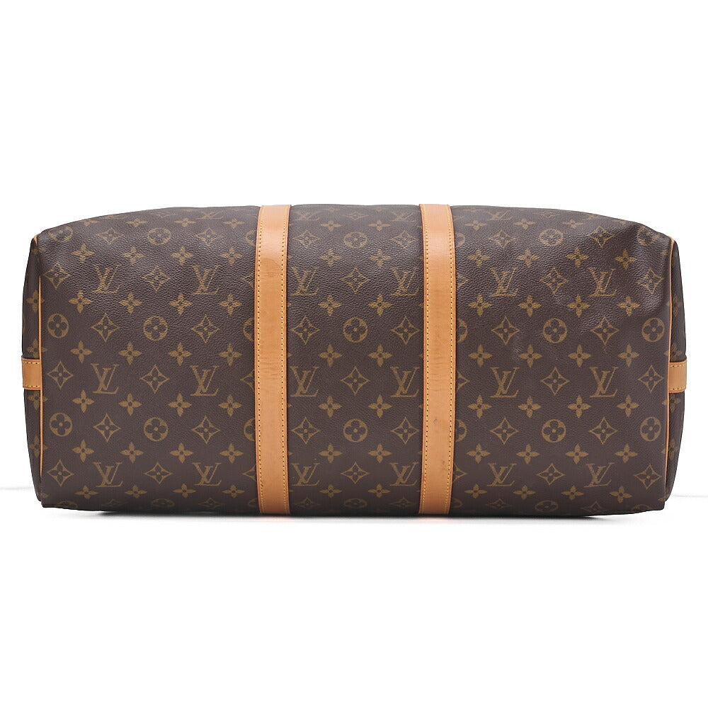 LOUIS VUITTON Louis Vuitton Monogram Keepol  50 Boston Bag M41416 Brown Gold-Tone Hardware, Pre-Owned
