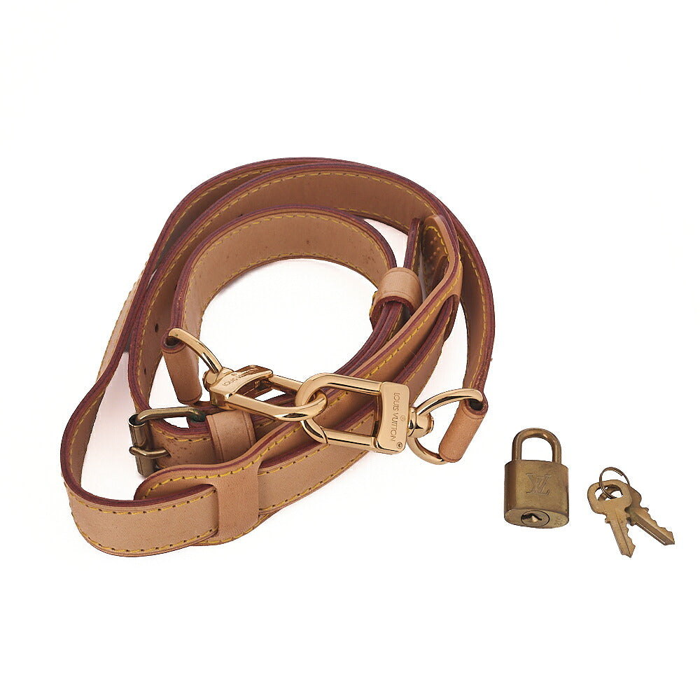 LOUIS VUITTON Louis Vuitton Monogram Keepol Handbaag 55 Boston Bag M12634 Brown Gold-Tone Hardware, Pre-Owned