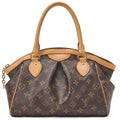LOUIS VUITTON Louis Vuitton Monogram Tivoli PM Handbag Brown M40143 Gold-Tone Hardware, Pre-Owned