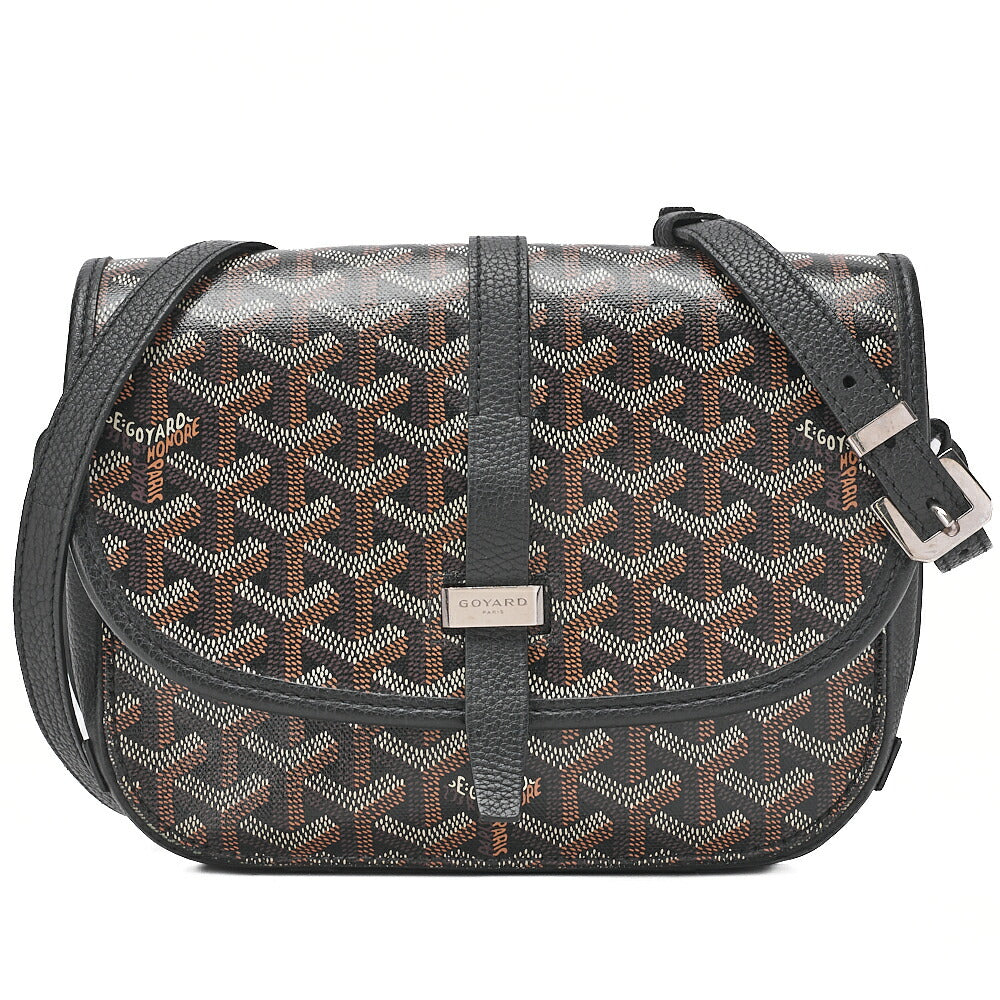 GOYARD Belvedere PM PVCx Leather Shoulder Bag Brown (Silver Fittings) Women's [Used] [Free Shipping] [SS]