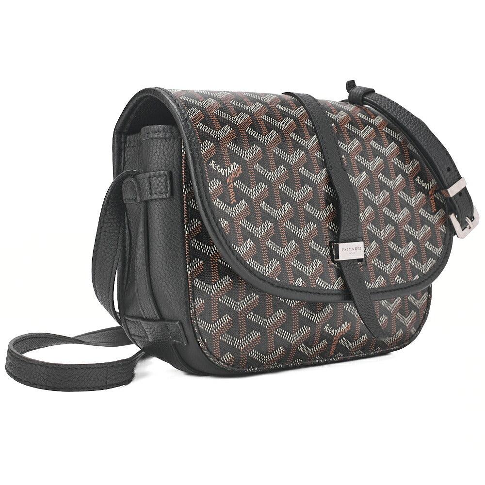 GOYARD Belvedere PM PVCx Leather Shoulder Bag Brown (Silver Fittings) Women's [Used] [Free Shipping] [SS]