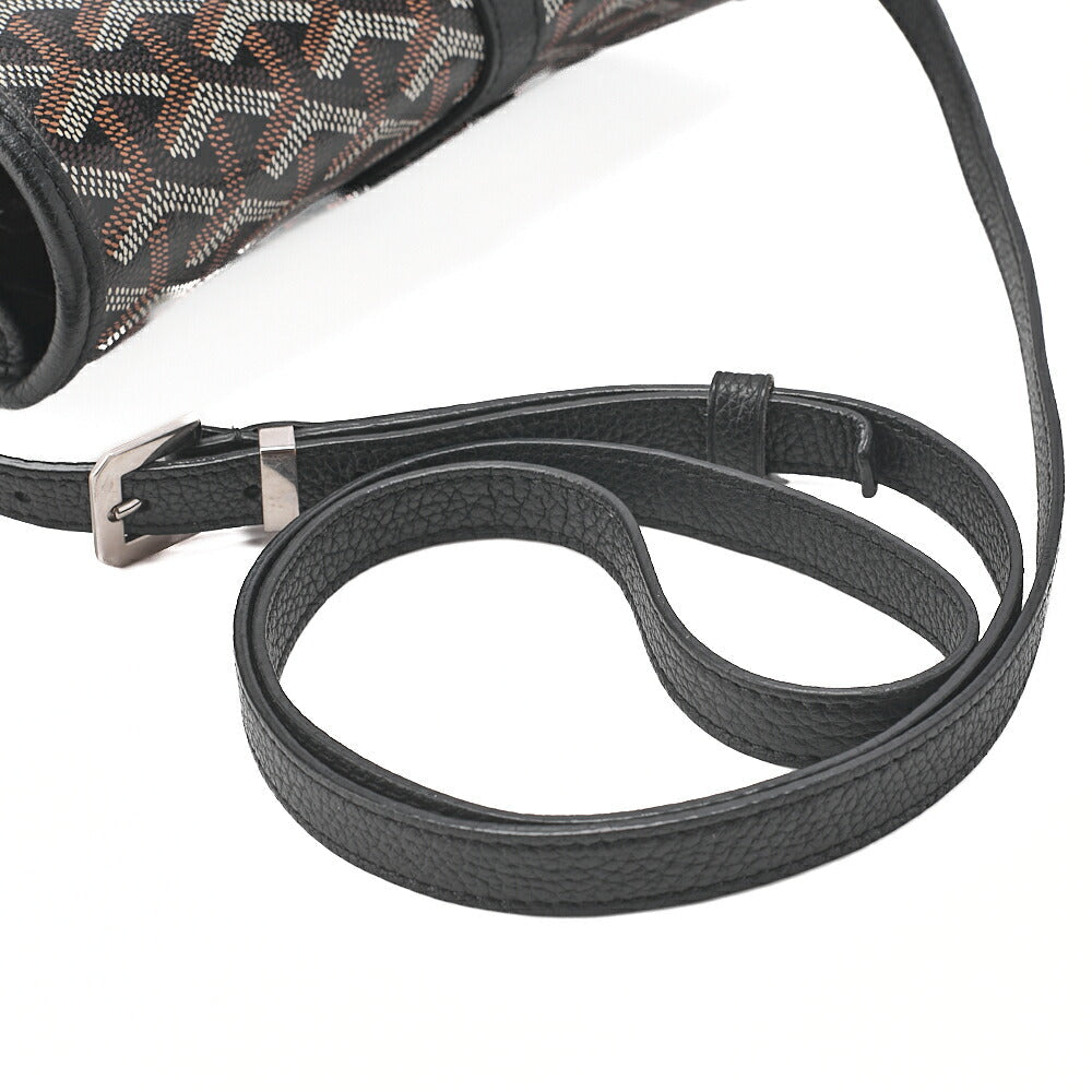 GOYARD Belvedere PM PVCx Leather Shoulder Bag Brown (Silver Fittings) Women's [Used] [Free Shipping] [SS]