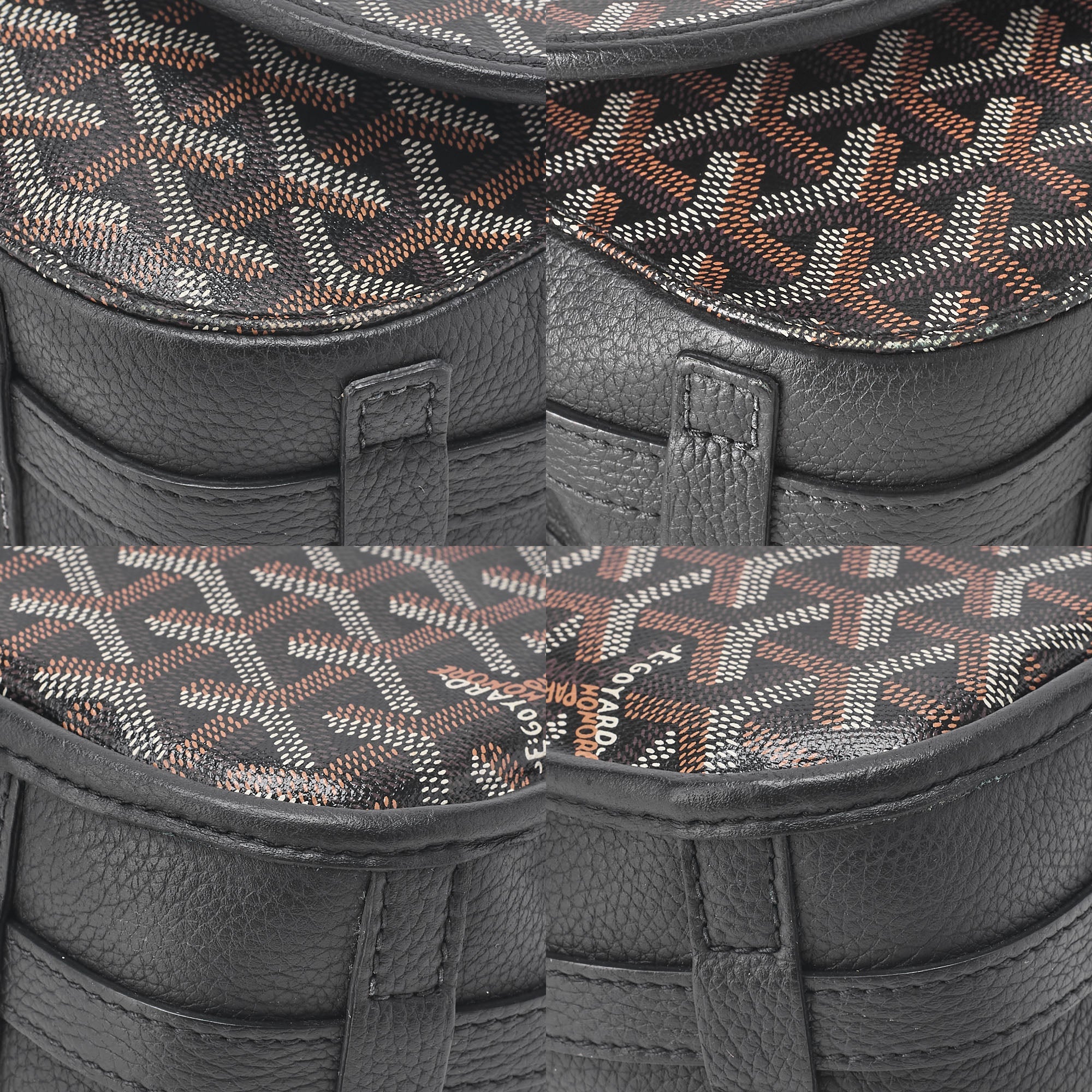 GOYARD Belvedere PM PVCx Leather Shoulder Bag Brown (Silver Fittings) Women's [Used] [Free Shipping] [SS]