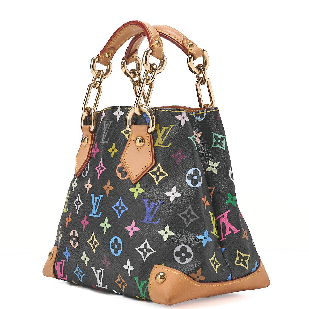 LOUIS VUITTON Louis Vuitton Monogram Multicolor Eodora Handbag M40048 Black Gold-Tone Hardware, Pre-Owned