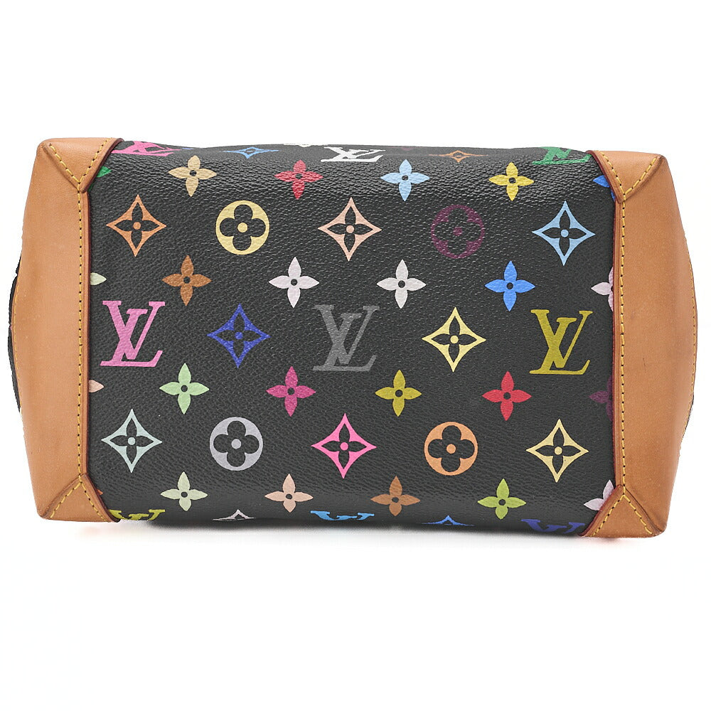LOUIS VUITTON Louis Vuitton Monogram Multicolor Eodora Handbag M40048 Black Gold-Tone Hardware, Pre-Owned