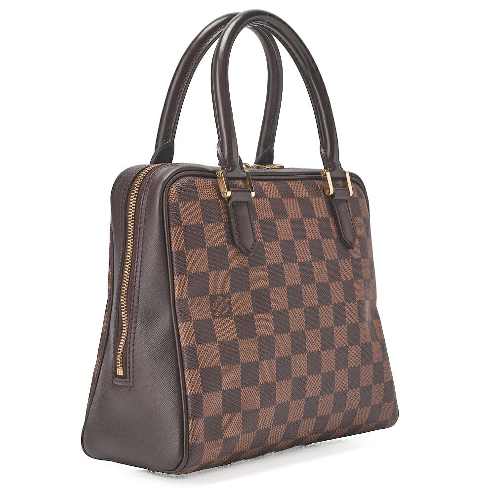 LOUIS VUITTON Louis Vuitton Damier Brera Handbag N51150 Brown Gold-Tone Hardware, Pre-Owned