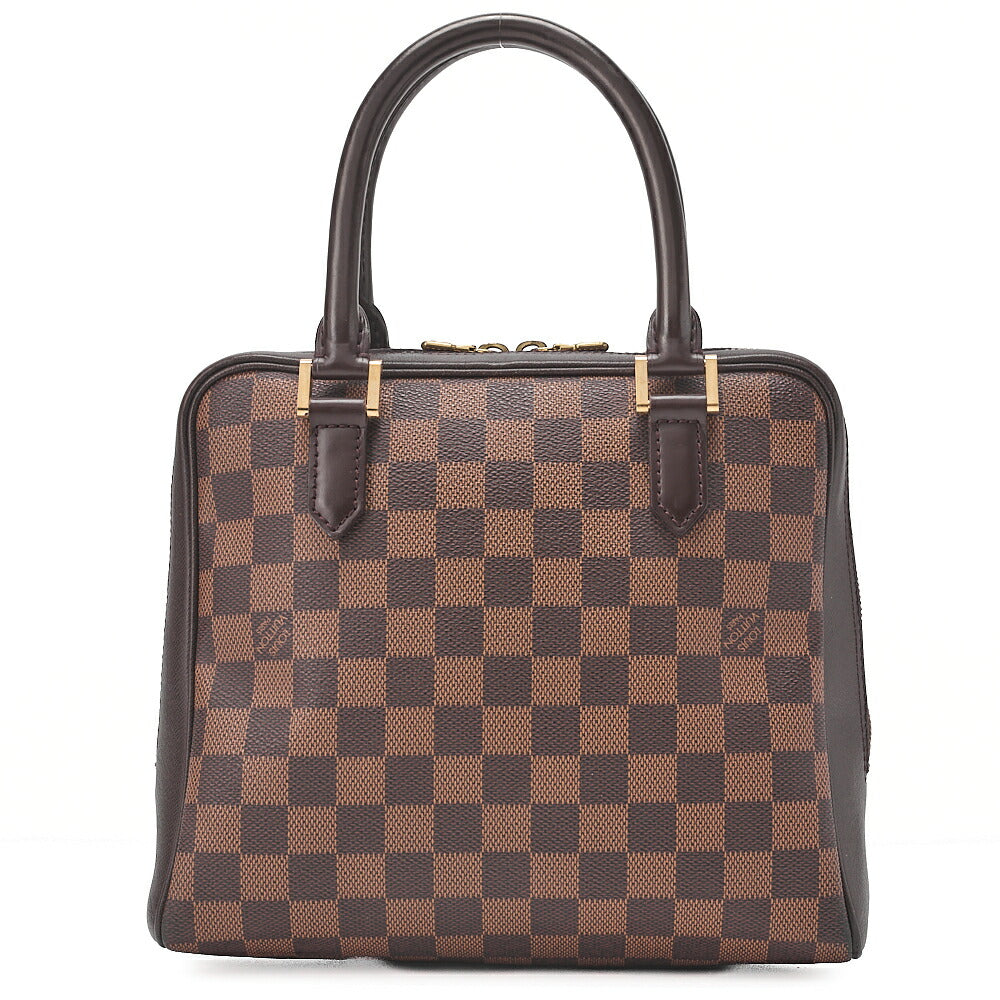 LOUIS VUITTON Louis Vuitton Damier Brera Handbag N51150 Brown Gold-Tone Hardware, Pre-Owned
