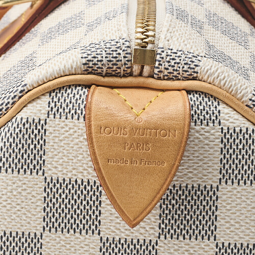 LOUIS VUITTON Louis Vuitton Damierezul Speedy 30 Handbag N41533 Gold-Tone Hardware, Pre-Owned
