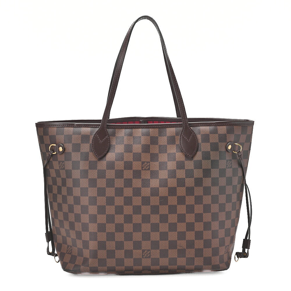 LOUIS VUITTON Louis Vuitton Damier Evenu Neverful MM Brown M40156 Gold-Tone Hardware, Pre-Owned