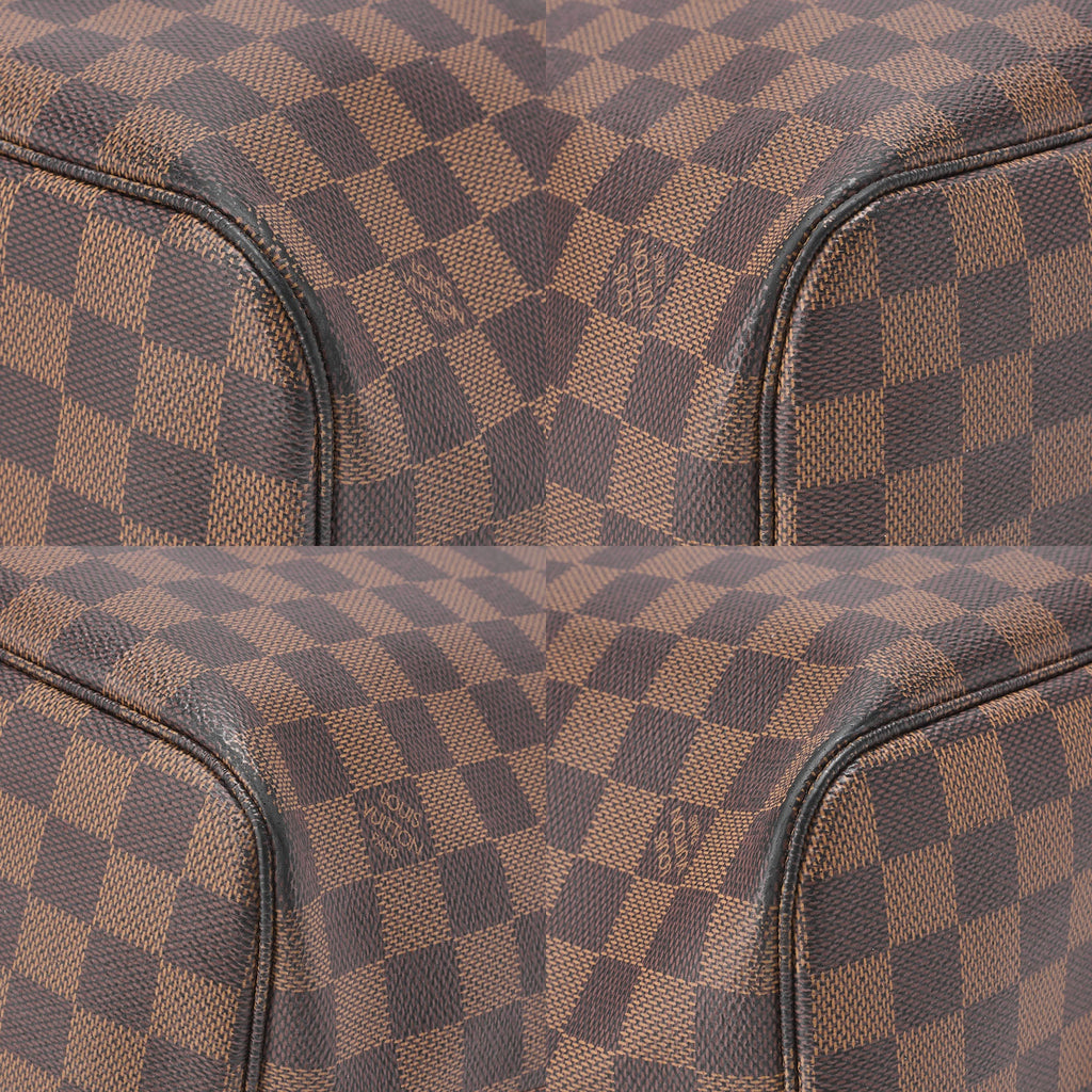 LOUIS VUITTON Louis Vuitton Damier Evenu Neverful MM Brown M40156 Gold-Tone Hardware, Pre-Owned